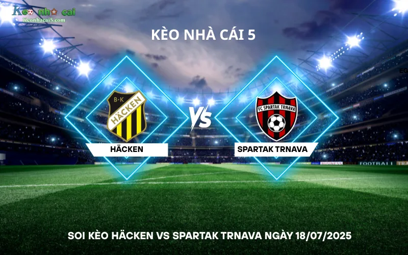 Soi kèo Häcken vs Spartak Trnava